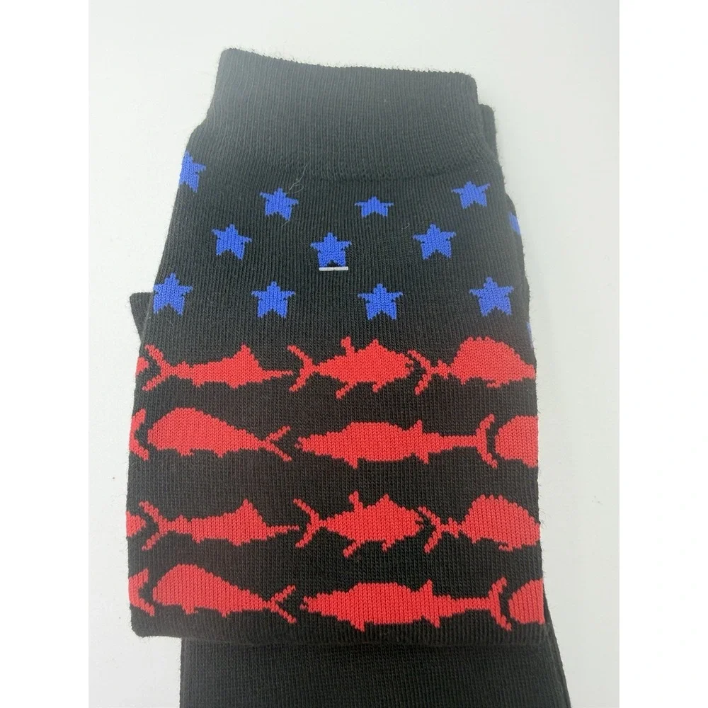 Columbia Men's PFG Patriot Crew Socks 2 Pack 6 Pairs sz 6-12 Fishing